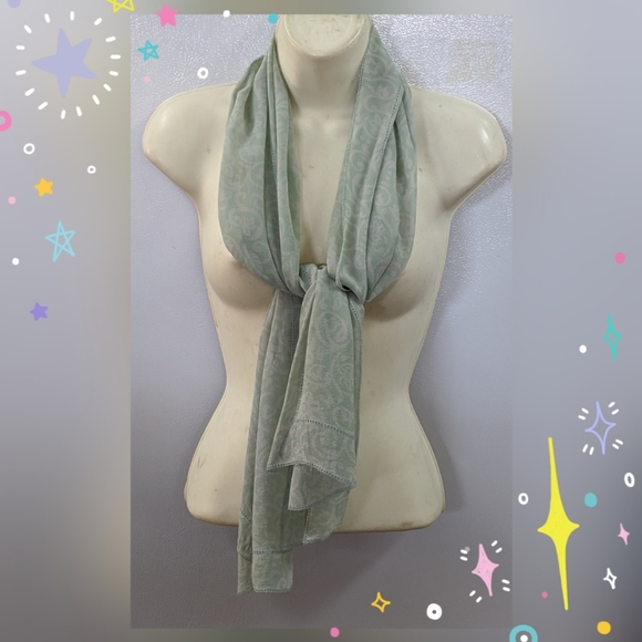 GIORGIO ARMANI LE COLLEZIONI OBLONG 100% SCARF - Picture 2 of 5